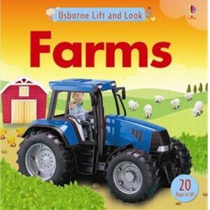 5for$20📗Farms - Usborne Lift and Look with flaps